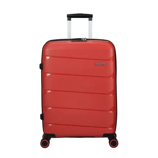 Valiza American Turister AIR MOVE 4 roti 66/24 TSA rosu coral