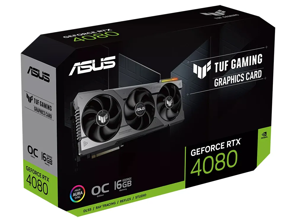 Видеокарта ASUS TUF-RTX4080-O16G-GAMING, 16GB GDDR6X 256бит