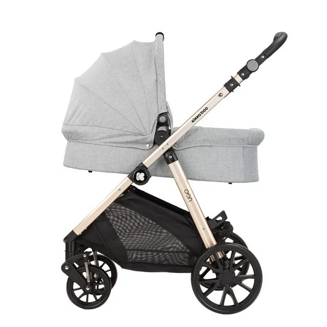 Cărucior 3-în-1 Kikka Boo Ugo, Gri deschis