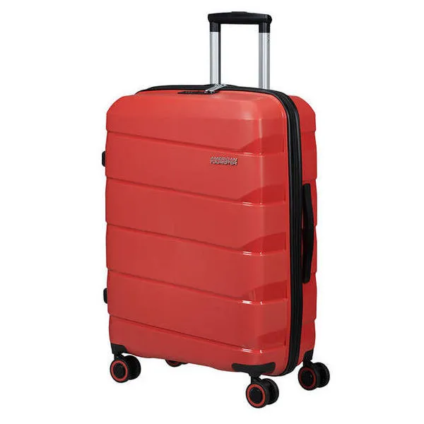 Valiza American Turister AIR MOVE 4 roti 66/24 TSA rosu coral
