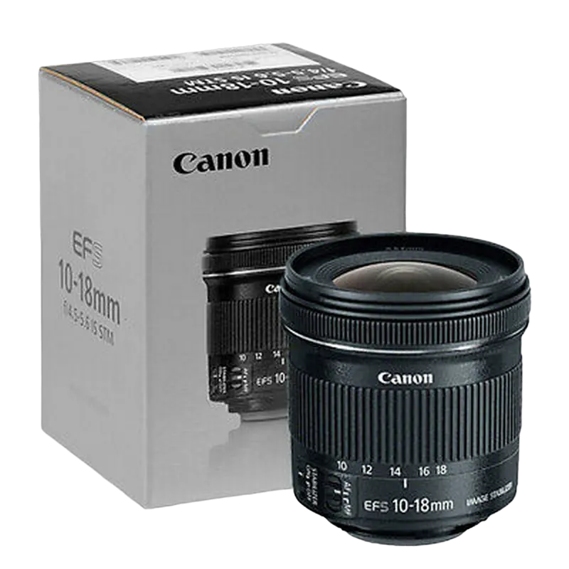 Obiectiv foto Canon EF-S 10-18mm f/4.5-5.6 IS STM