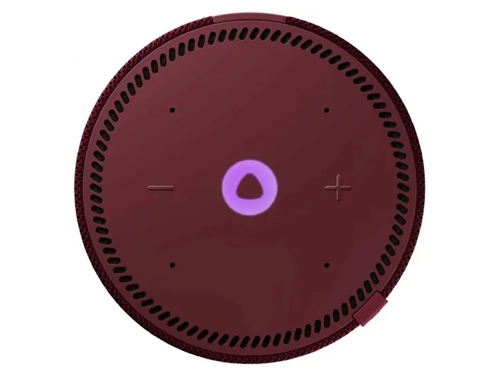 Yandex station mini YNDX-00020R  Red with clock.