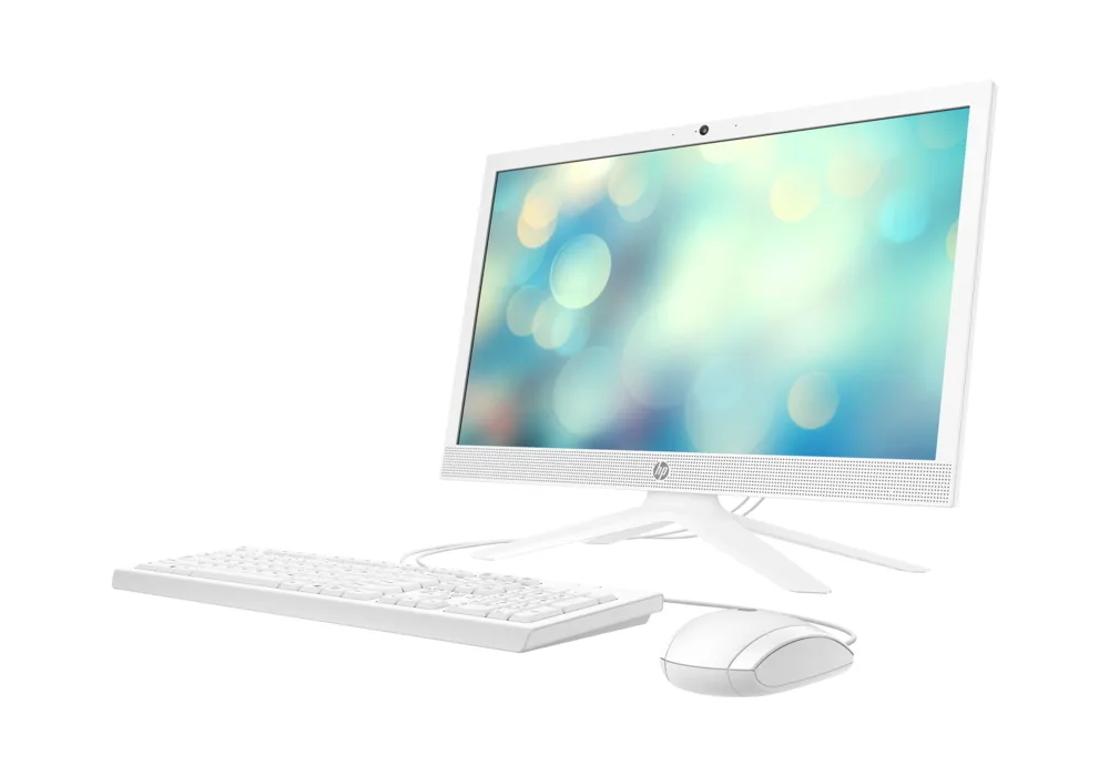 Моноблок HP 21-b0052ur, 20,7", Intel Celeron J4025, 4Гб/128Гб, Windows 11 Home, Белый