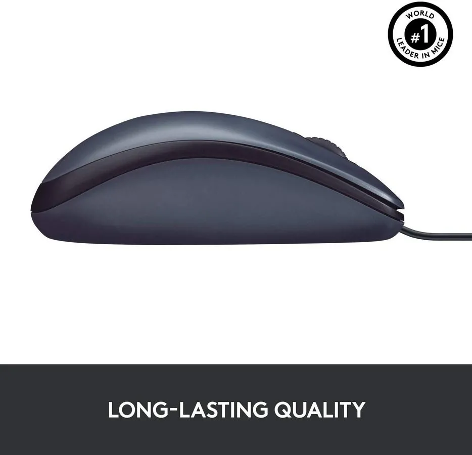 Мышь Logitech B100, Чёрный