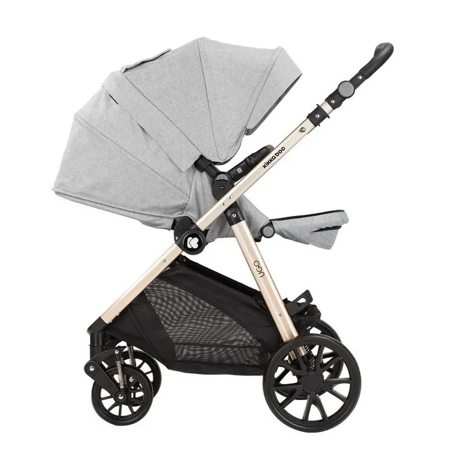 Cărucior 3-în-1 Kikka Boo Ugo, Gri deschis