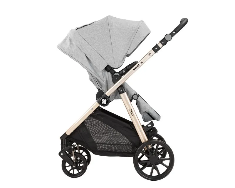 Cărucior 3-în-1 Kikka Boo Ugo, Gri deschis