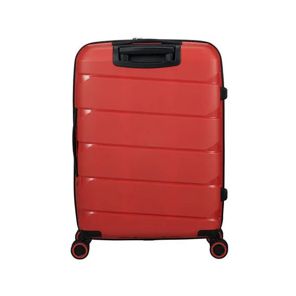 Valiza American Turister AIR MOVE 4 roti 66/24 TSA rosu coral