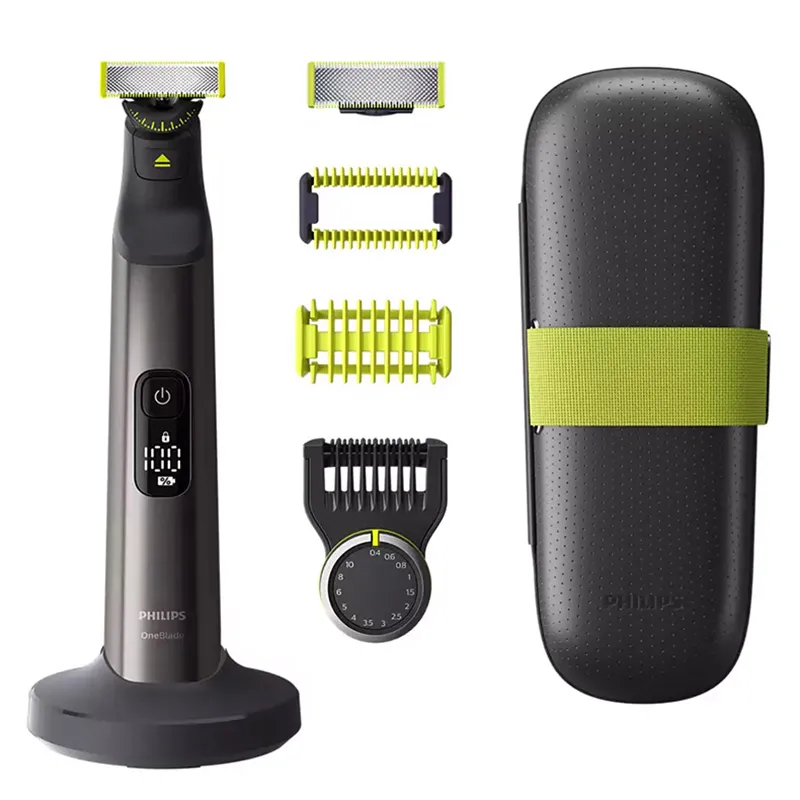 Trimmer pentru bărbați Philips OneBlade Pro 360 QP6651/61, Crom