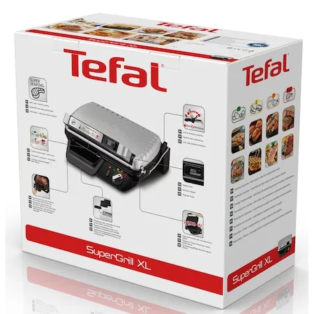 Электрический Гриль Tefal GC461B34, 2400Вт, Серебристый