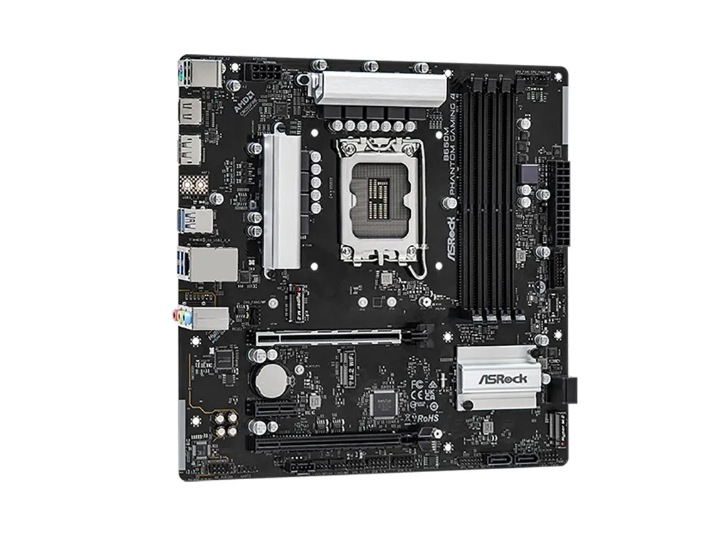 Материнская плата ASRock B660M PHANTOM GAMING 4, LGA1700, Intel B660, Micro-ATX