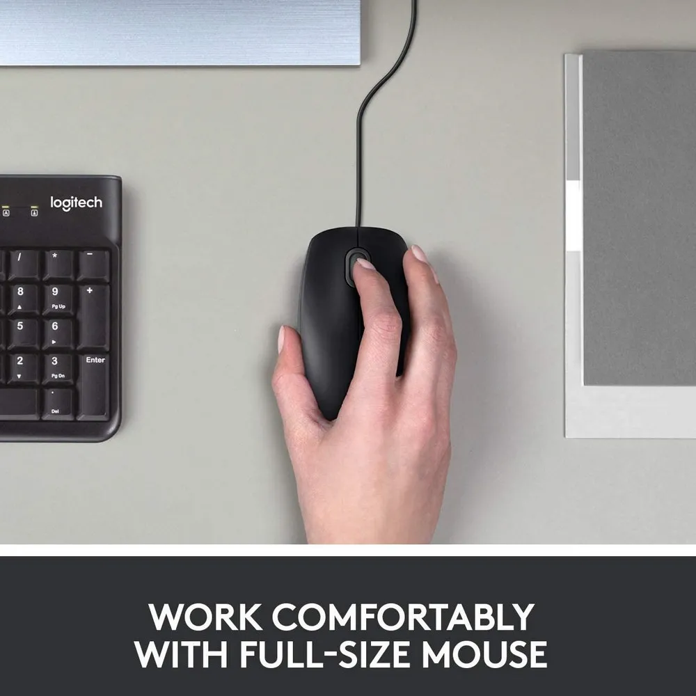 Мышь Logitech B100, Чёрный