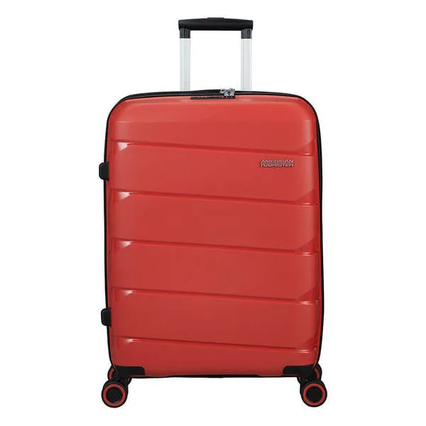 Valiza American Turister AIR MOVE 4 roti 66/24 TSA rosu coral