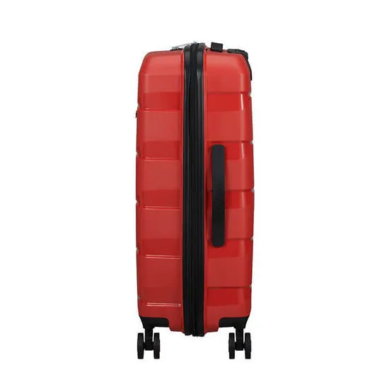 Valiza American Turister AIR MOVE 4 roti 66/24 TSA rosu coral