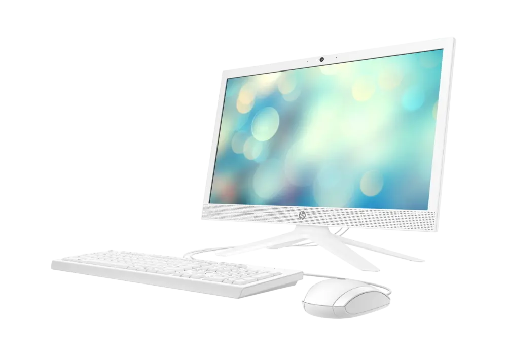 Моноблок HP 21-b0052ur, 20,7", Intel Celeron J4025, 4Гб/128Гб, Windows 11 Home, Белый