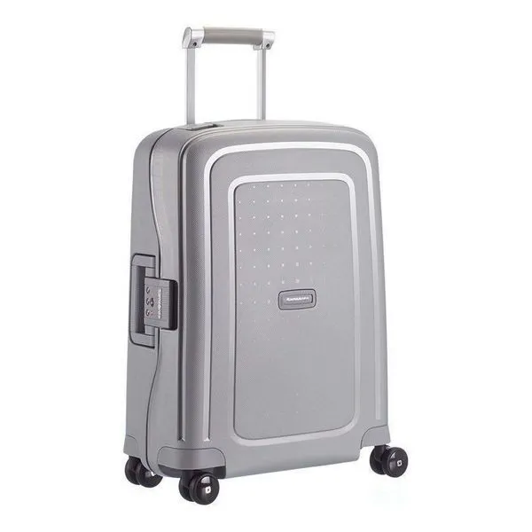 Valiza Samsonite S'CURE cu 4 roti 55/20 ARGINTIU 1st