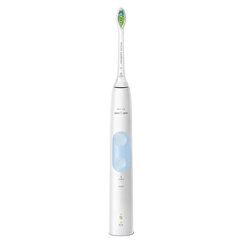 Periuța de dinți electrică sonică Philips HX6839/28, Alb | Albastru