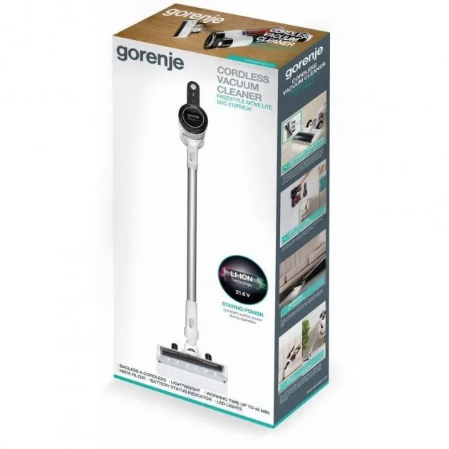 Aspirator Vertical Gorenje SVC216FMLW, Alb