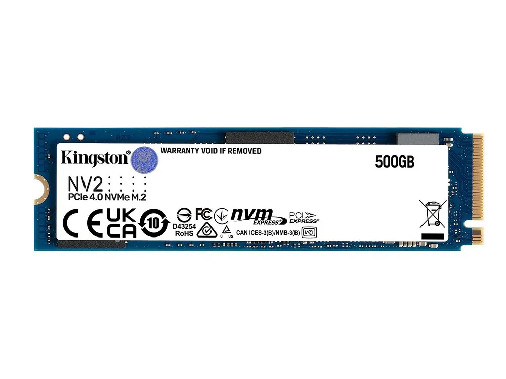 Накопитель SSD Kingston NV2, 500Гб, SNV2S/500G