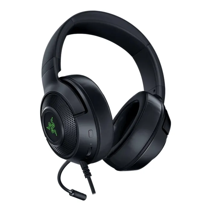 Gaming Headset Razer Kraken X, 40mm drivers, 12-28kHz, 32 Ohm, 109db, 250g, 1.3m, 3.5mm, Black