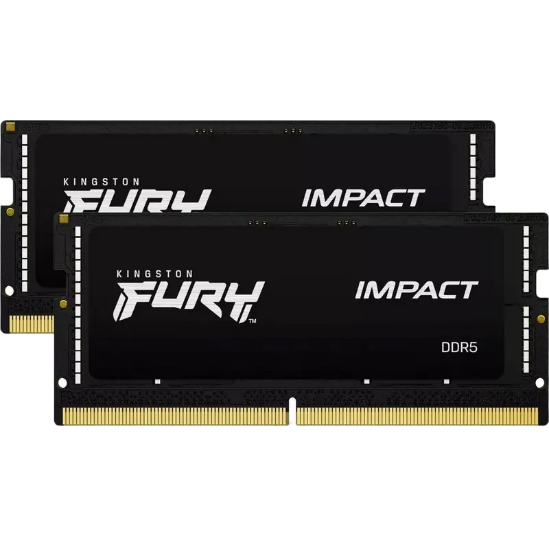 Оперативная память Kingston FURY Impact, DDR5 SDRAM, 6000 МГц, 32 Гб, KF560S38IBK2-32