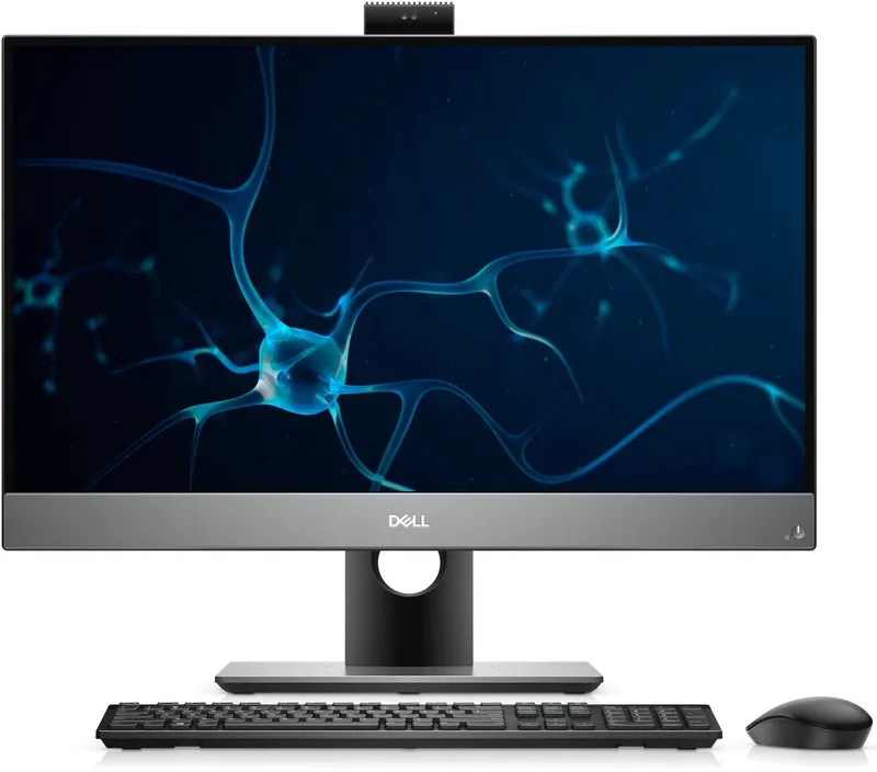 Computer All-in-One DELL OptiPlex 7780, 27", Intel Core i3-10100T, 16GB/512GB, Windows 10 Pro 64-bit, Argintiu