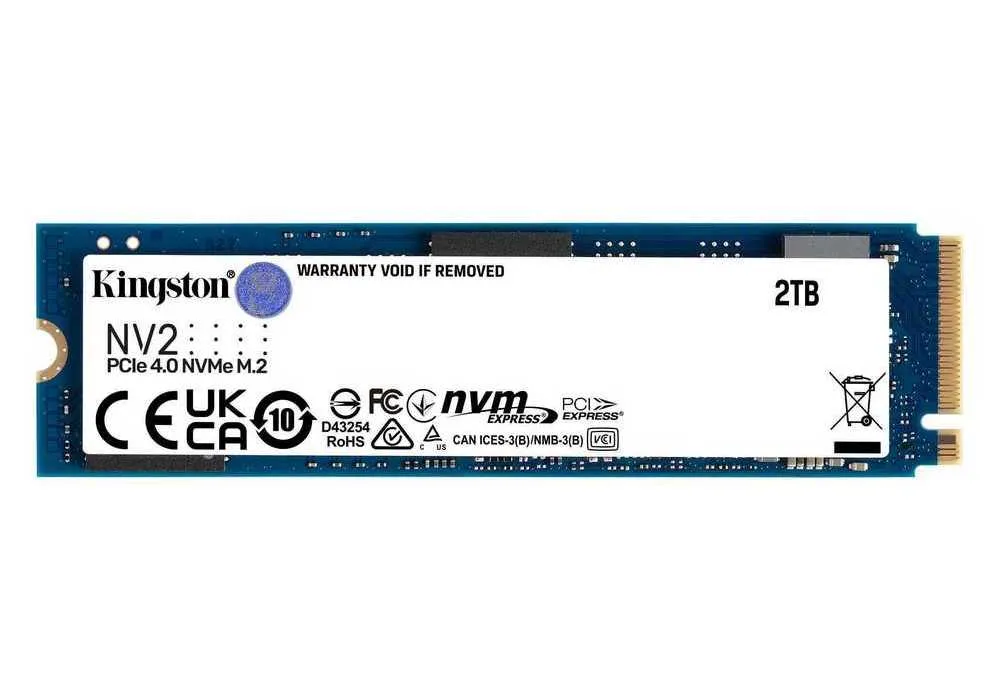 Накопитель SSD Kingston NV2, 2000Гб, SNV2S/2000G