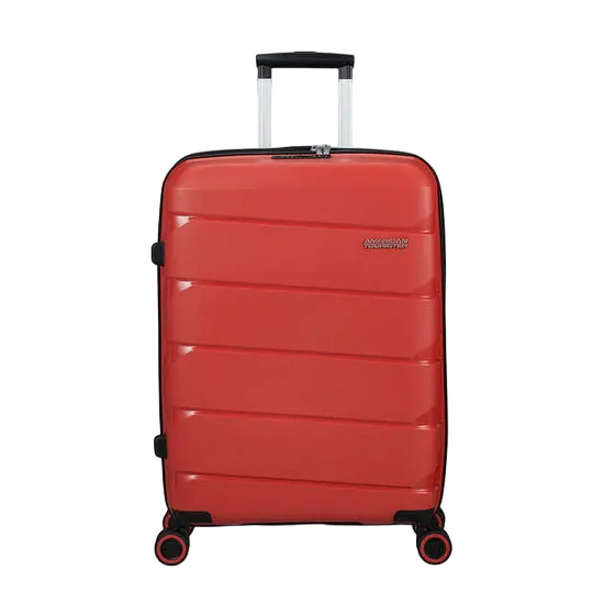 Valiza American Turister AIR MOVE 4 roti 66/24 TSA rosu coral