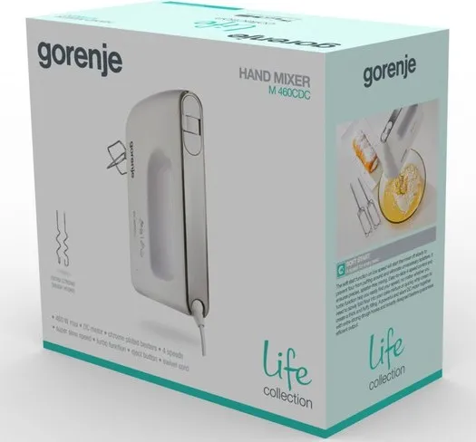 Миксер ручной Gorenje M460CBK, Белый