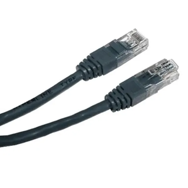 Patch cord Cablexpert PP12-1M/BK, CAT5e UTP, 1m, Negru