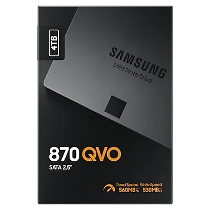 Накопитель SSD Samsung 870 EVO  MZ-77E4T0, 4000Гб, MZ-77E4T0BW