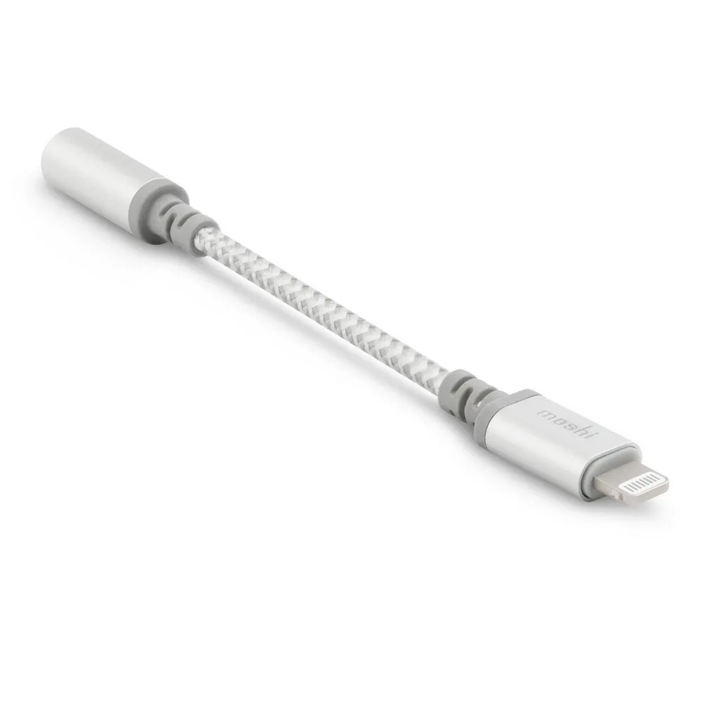 Audio Adapter MOSHI Lightning / jack 3.5mm F, Silver
