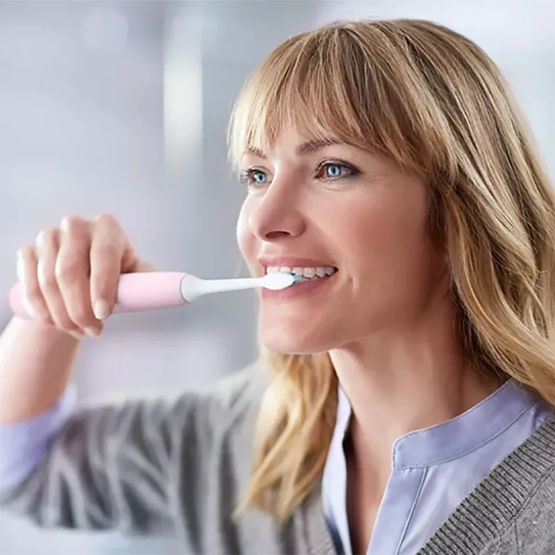 Periuța de dinți electrică sonică PHILIPS HX6806/03, Roz