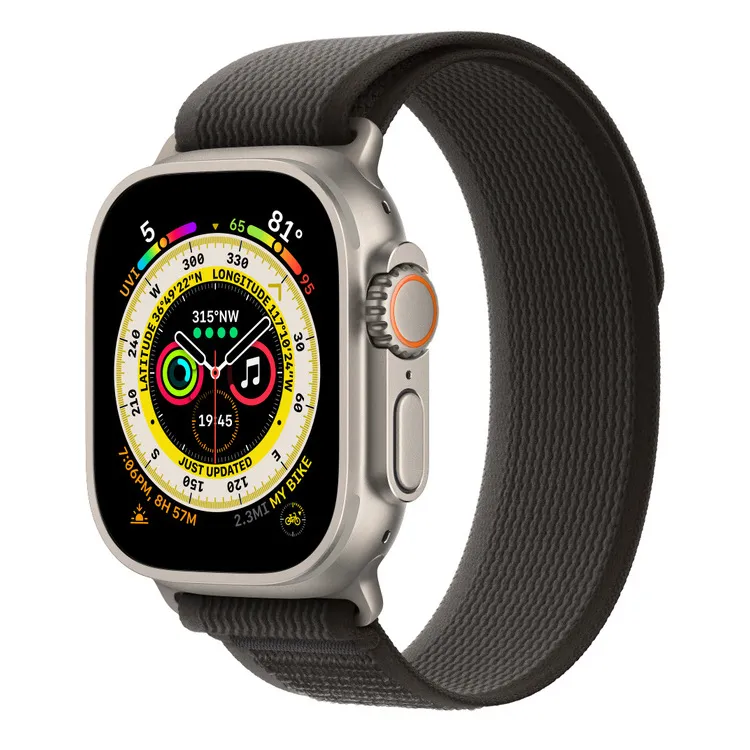 Ceas inteligent Apple Watch Ultra, 49mm, Negru/Gri