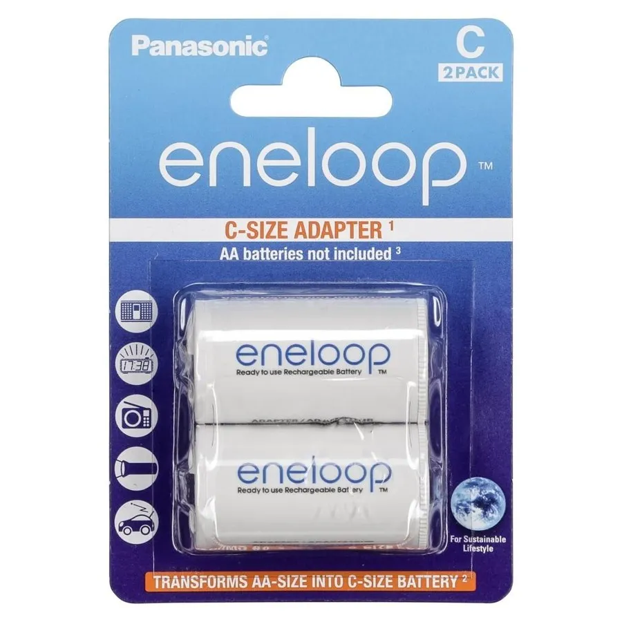C  Panasonic Adapter, Blister*2, BQ-BS2E/2E
