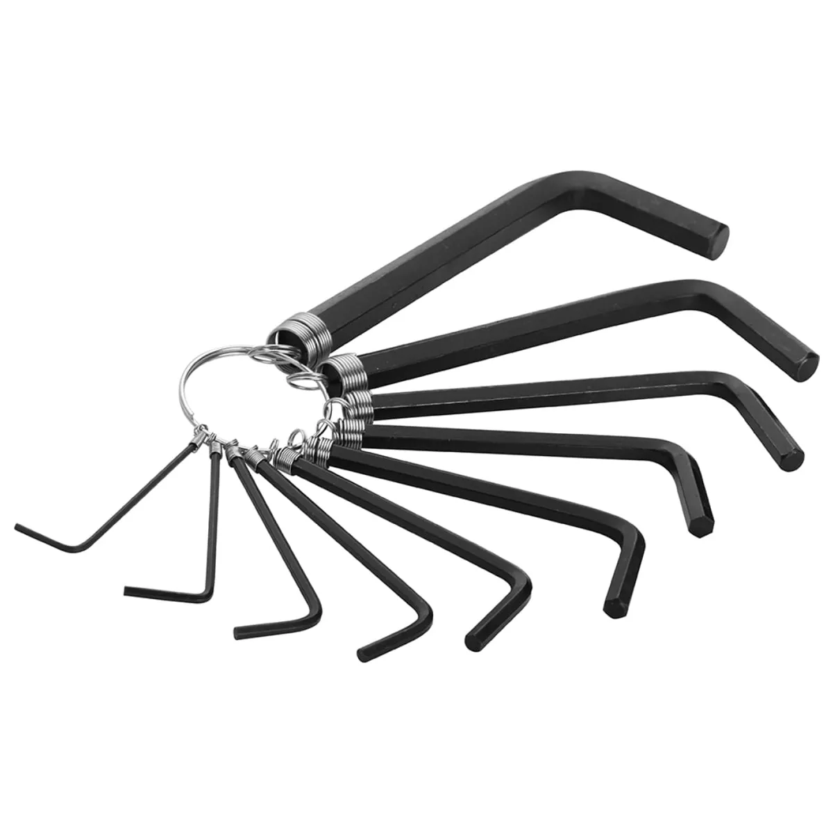 Chei cu șase muchii pe inel Wokin 1.5-10 mm, 10 bucăți