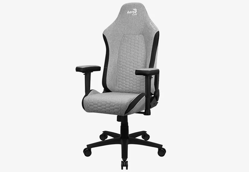 Gaming Chair AeroCool Crown AeroWeave Ash Grey, User max load up to 150kg / height 170-190cm