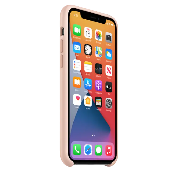 Original iPhone 11 Pro Silicone Case, Pink Sand