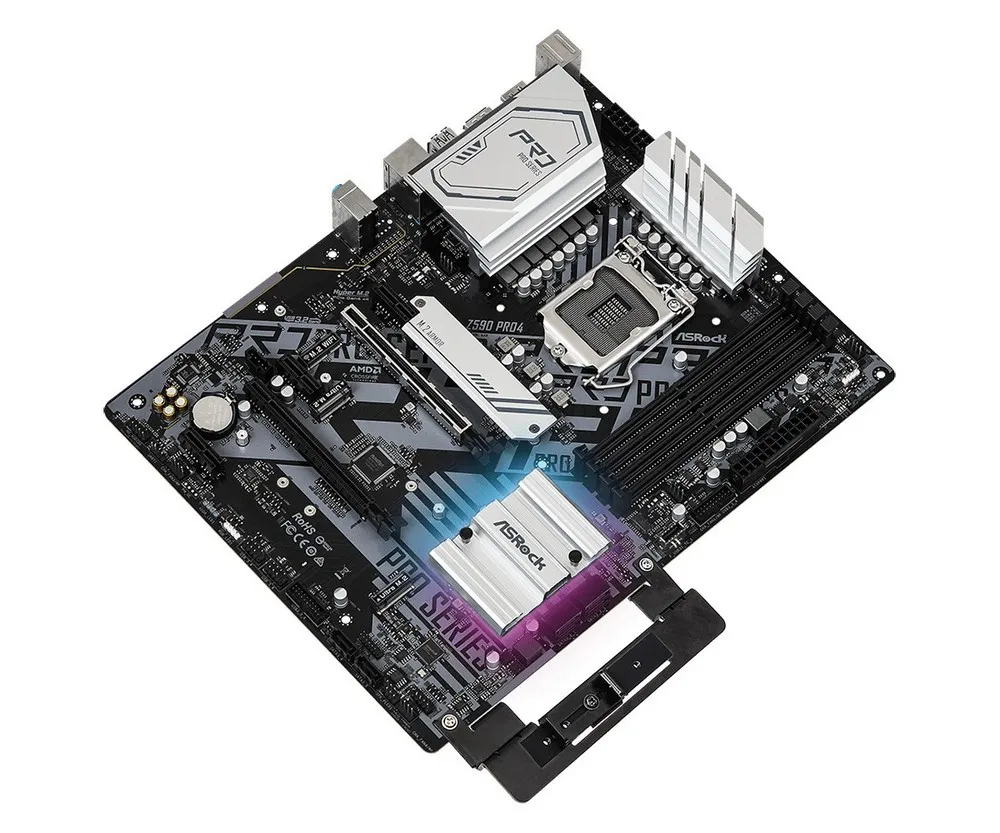 Материнская плата ASRock Z590 Pro4, LGA1200, Intel Z590, ATX