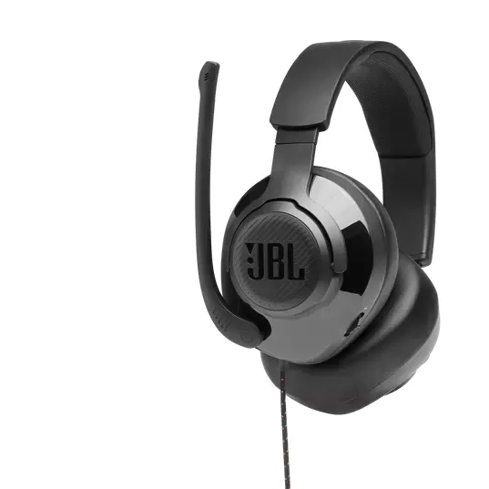 Căști gaming JBL Quantum 200, Cu fir, Negru