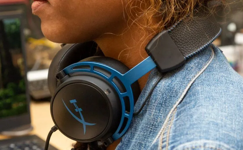 Căști gaming HyperX Cloud Alpha S, Wireless/Cu fir, Negru / Albastru