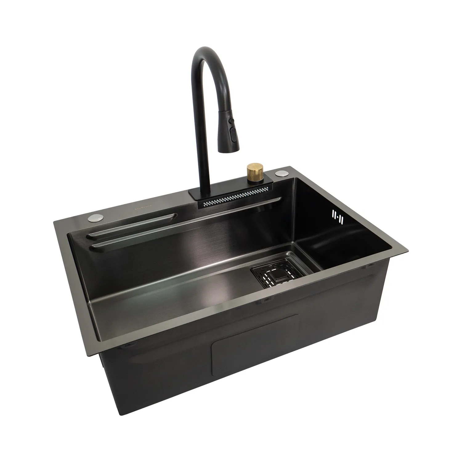 Chiuveta handmade SanDonna HD6850 (Negru)