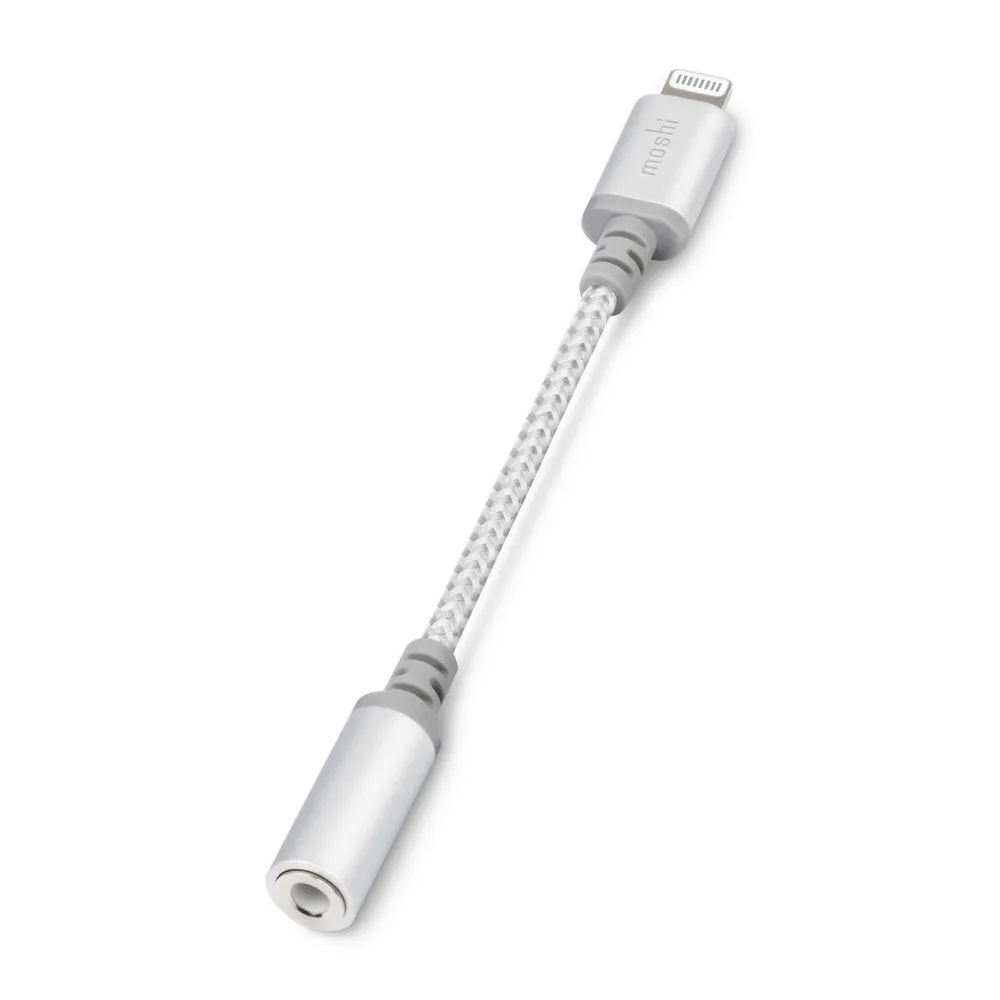 Audio Adapter MOSHI Lightning / jack 3.5mm F, Silver