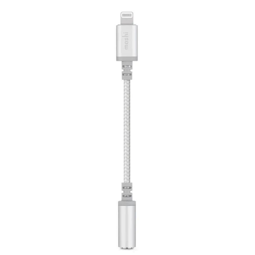 Audio Adapter MOSHI Lightning / jack 3.5mm F, Silver
