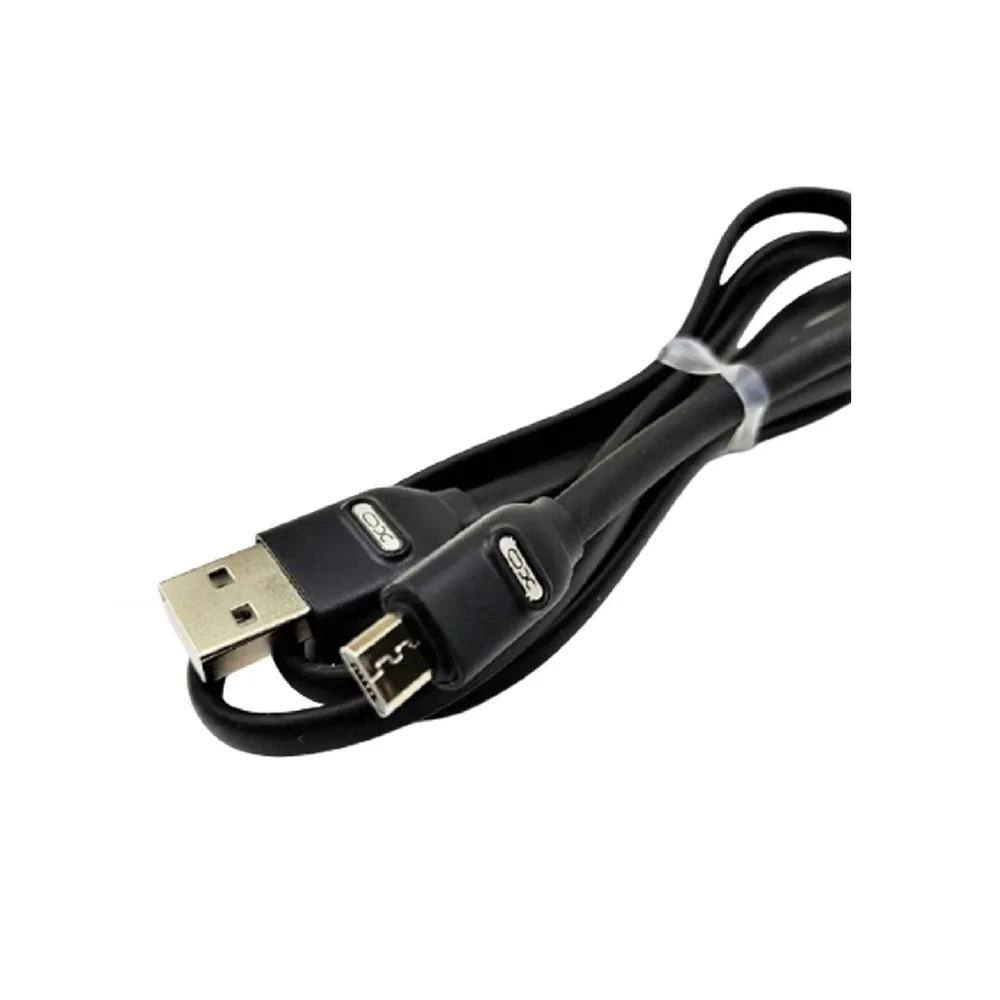 Cablu încărcare și sincronizare XO NB150, USB Type-A/micro-USB, 1m, Negru