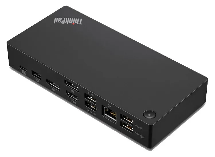 Stație Docking Lenovo 40AF0135EU, Negru