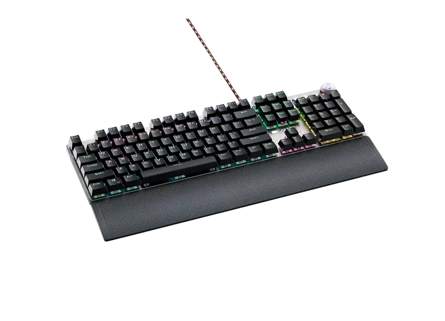 Gaming Keyboard Canyon Nightfall, Mechanical, Black SW, Anti-ghosting, Backlight, Macros, Wrist rest