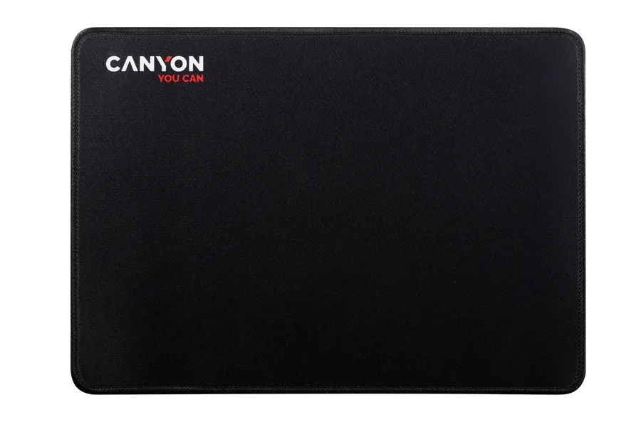 Mouse Pad Canyon MP-4, 350×250×3mm, Low-friction surface, Anti-slip natural rubber base, Black