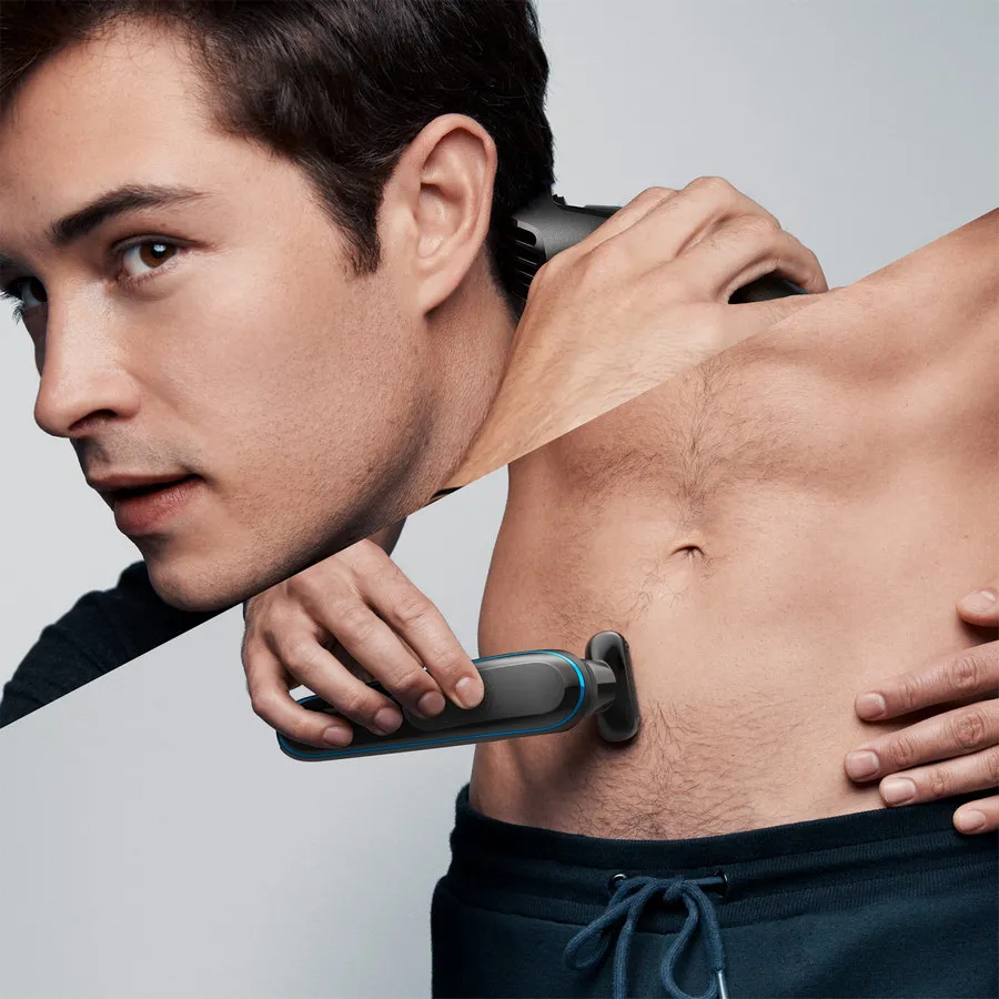 Мужской Триммер Braun 9-in-1 Trimmer MGK5280, Черный | Синий