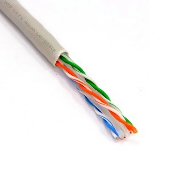 Cable  UTP  Cat.3E, 305m, CCA, 24awg 2X2X1/0.50, solid gray, APC Electronic