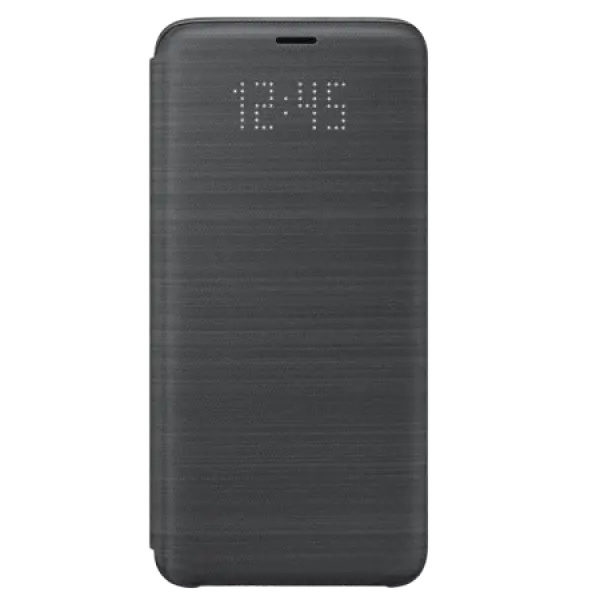 Husă Samsung LED Flip Wallet for Galaxy S9, Orhidee Gri